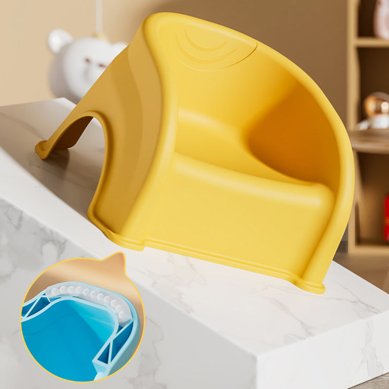 Contemporary Creative Round PP Stackable Backrest Armrest Kids Low Stool For Living Room & Bedroom