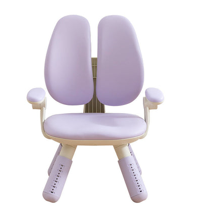 Contemporary Creative Square PU Leather PP Height-Adjustable Backrest Armrest Kids Chair For Living Room & Bedroom