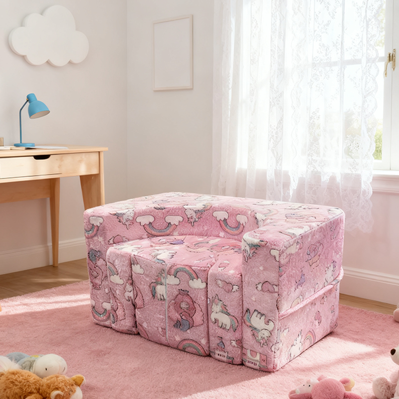 Contemporary Creative Freely Combinable Sofa: Rectangular Compressible Backrest Armrest Kids Sofa For Living Room