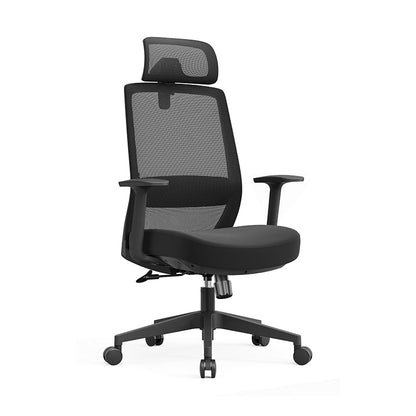 Modern Minimalist Ergonomic Desk Chair - High-Back Breathable Mesh Gaming Chair: Adjustable Headrest And Lumbar Support For Home Office