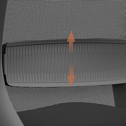 Modern Minimalist Ergonomic Desk Chair - High-Back Breathable Mesh Gaming Chair: Adjustable Headrest And Lumbar Support For Home Office