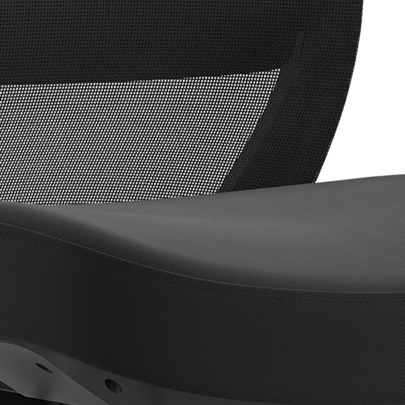 Modern Minimalist Mid-Back Ergonomic Desk Chair - Breathable Mesh Gaming Chair: Adjustable Lumbar Support Swivel Chair For Home Office