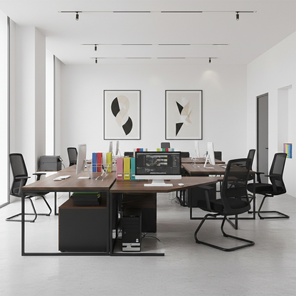 Modern Minimalist Executive Desk Chair - Breathable Mesh Office Reception Chair: Ergonomic Conference Chair For Home Office