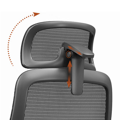 Modern Minimalist Black Executive Office Chair: Ergonomic Design-Swivel Height-Adjustable Gaming Chair For Home Office
