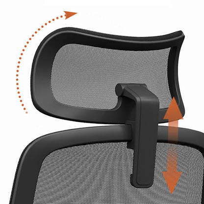 Modern Minimalist High-Back Ergonomic Desk Chair: Adjustable Headrest Gaming Chair - Height-Adjustable Swivel Chair For Home Office