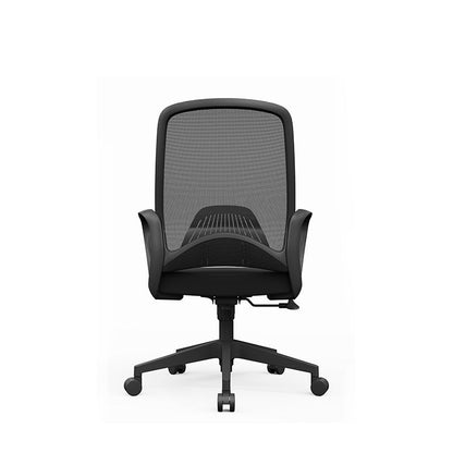 Modern Minimalist Mid-Back Desk Chair: Ergonomic Gaming Chair - Breathable Mesh Height-Adjustable Swivel Chair For Home Office