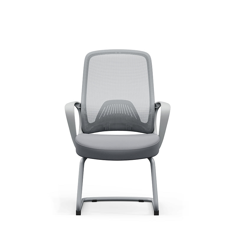 Modern Minimalist Executive Reception Chair: Breathable Mesh Gaming Chair - Ergonomic Swivel Desk Chair For Home Office