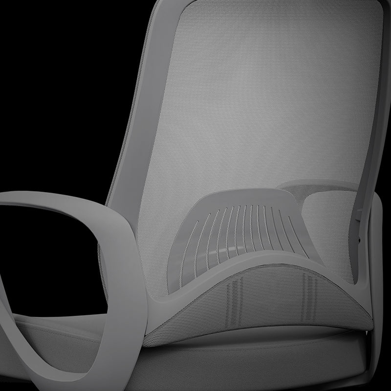Modern Minimalist Executive Reception Chair: Breathable Mesh Gaming Chair - Ergonomic Swivel Desk Chair For Home Office