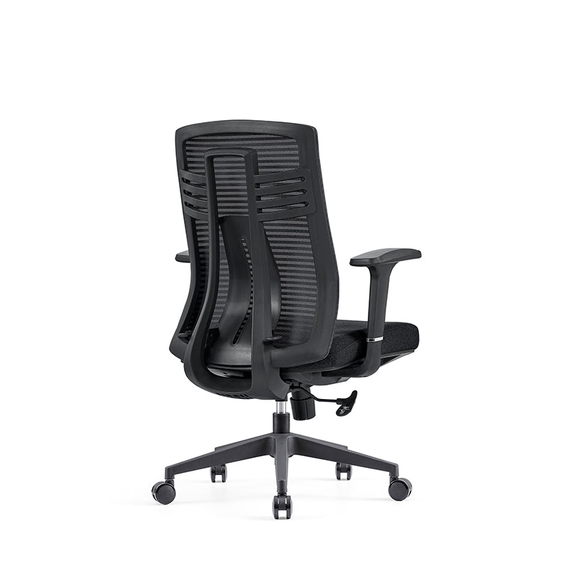 Modern Minimalist Swivel Mesh Desk Chair: Backrest & Armrests - Ergonomic Gaming Chair For Home Office