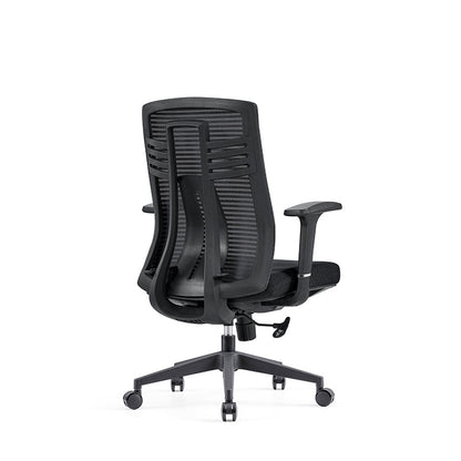 Modern Minimalist Swivel Mesh Desk Chair: Backrest & Armrests - Ergonomic Gaming Chair For Home Office
