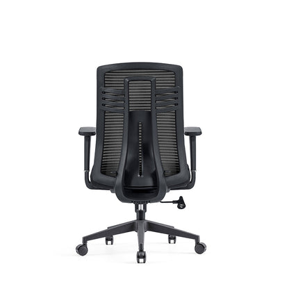 Modern Minimalist Swivel Mesh Desk Chair: Backrest & Armrests - Ergonomic Gaming Chair For Home Office