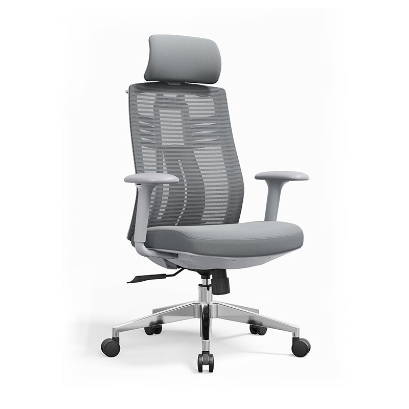 Modern Minimalist Ergonomic High-Back Desk Chair: 4D Armrests - Adjustable Lumbar Support Gaming Chair For Home Office