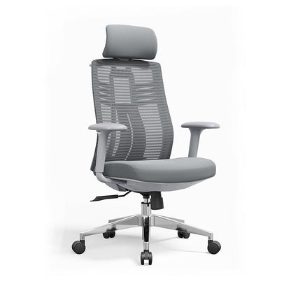 Modern Minimalist Ergonomic High-Back Desk Chair: 4D Armrests - Adjustable Lumbar Support Gaming Chair For Home Office