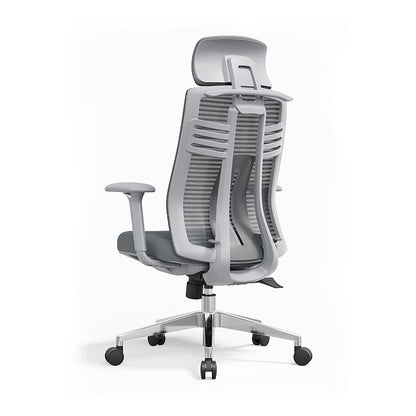 Modern Minimalist Ergonomic High-Back Desk Chair: 4D Armrests - Adjustable Lumbar Support Gaming Chair For Home Office