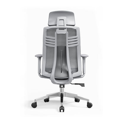 Modern Minimalist Ergonomic High-Back Desk Chair: 4D Armrests - Adjustable Lumbar Support Gaming Chair For Home Office
