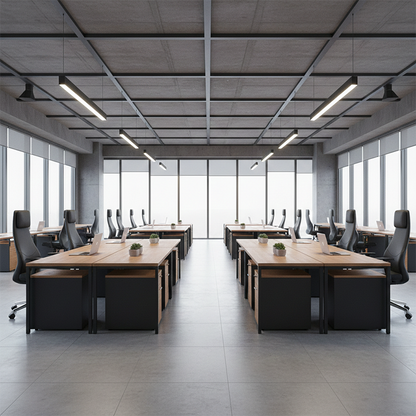 High-End Executive Leather Desk Chair: Modern Minimalist Style - Ergonomic High-Back Office Chair For Home Office