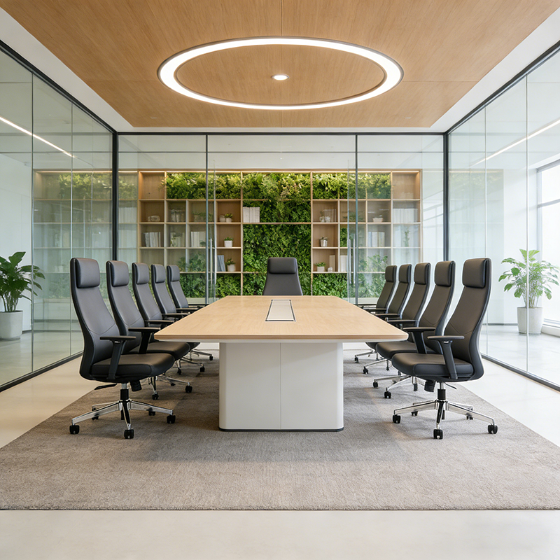 High-End Executive Leather Desk Chair: Modern Minimalist Style - Ergonomic High-Back Office Chair For Home Office