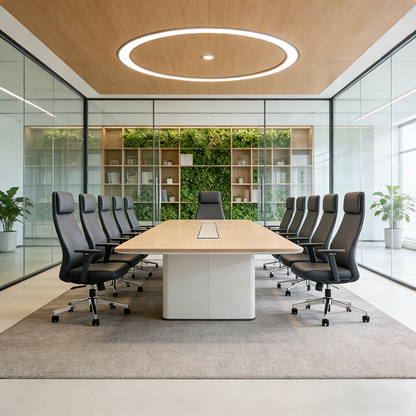 High-End Executive Leather Desk Chair: Modern Minimalist Style - Ergonomic High-Back Office Chair For Home Office