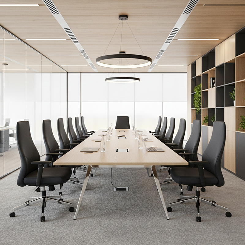 Modern Minimalist Mid-Back Reception Desk Chair: Faux Leather/Cowhide Leather Contact Surface - Ergonomic Office Chair For Home Office
