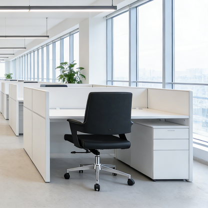 Modern Minimalist Mid-Back Desk Chair: Highly Resilient Comfortable Seat - Ergonomic Office Chair For Home Office