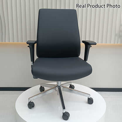 Modern Minimalist Office Chair: Mid-Back Design Work Chair - Ergonomic Comfort Desk Chair For Home Office