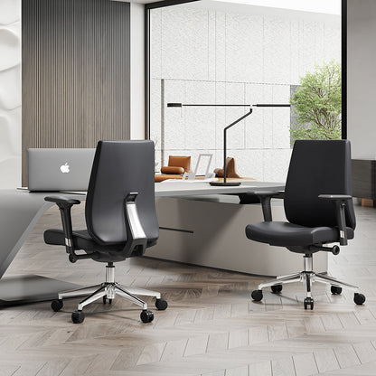 Modern Minimalist Office Chair: Mid-Back Design Work Chair - Ergonomic Comfort Desk Chair For Home Office