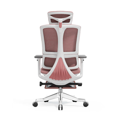 Modern Minimalist High-Back Mesh Chair: Ergonomic Desk Chair - Height-Adjustable Swivel Chair For Home Office