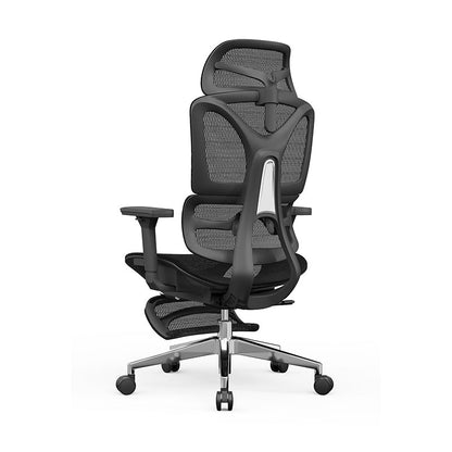 Modern Minimalist Ergonomic Chair: High-Back Mesh Office Chair - Height-Adjustable Swivel Headrest Desk Chair For Home Office