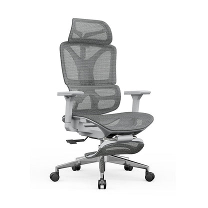 Modern Minimalist Ergonomic High-Back Office Chair: Breathable Mesh - Reclining Gaming Office Chair With Footrest For Home Office