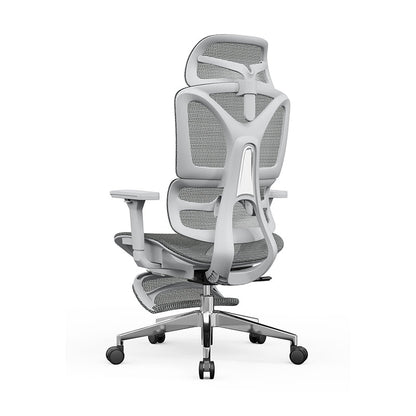 Modern Minimalist Ergonomic High-Back Office Chair: Breathable Mesh - Reclining Gaming Office Chair With Footrest For Home Office