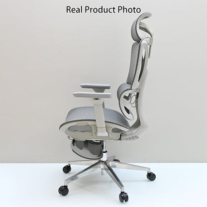 Modern Minimalist Ergonomic High-Back Office Chair: Breathable Mesh - Reclining Gaming Office Chair With Footrest For Home Office