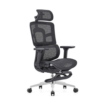 Modern Minimalist High-Back Desk Chair: Ergonomic Mesh Chair - 3D Armrest Height-Adjustable Gaming Office Chair For Home Office