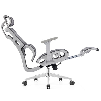 Modern Minimalist High-Back Executive Office Chair: Ergonomic Mesh Chair - Height-Adjustable Desk Chair For Home Office