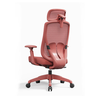 Modern Minimalist Ergonomic Desk Chair: 4D Headrest & Breathable Mesh Fabric - High-Back Gaming Chair For Home Office