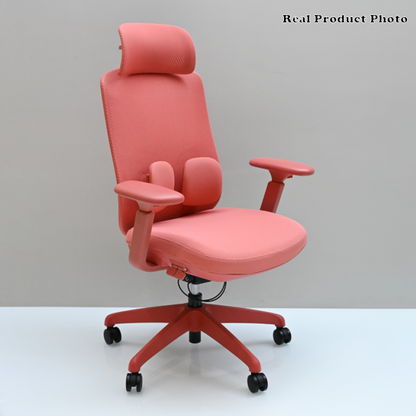 Modern Minimalist High-Back Desk Chair: 4D Headrest & Dynamic Lumbar Support - Ergonomic Gaming Chair For Home Office