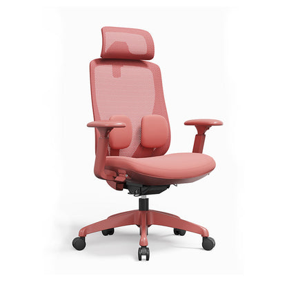 Modern Minimalist High-Back Desk Chair: 4D Headrest & Dynamic Lumbar Support - Ergonomic Gaming Chair For Home Office