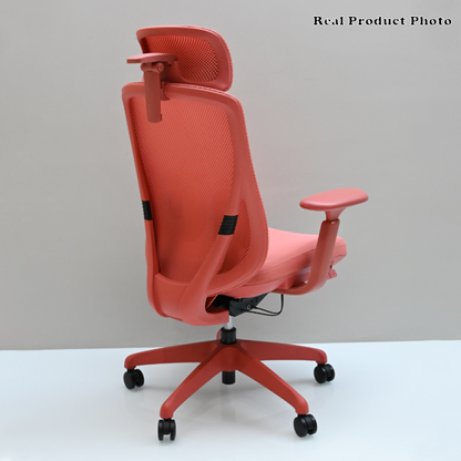 Modern Minimalist High-Back Desk Chair: 4D Headrest & Dynamic Lumbar Support - Ergonomic Gaming Chair For Home Office