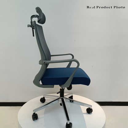 Modern Minimalist Ergonomic Office Chair: Height-Adjustable High-Back Desk Chair For Home Office