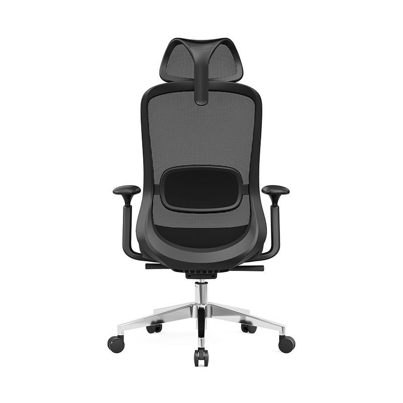 Modern Minimalist Executive High-Back Office Chair: 4D Adjustable Armrests & Headrest - Ergonomic Desk Chair For Home Office