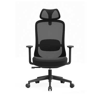Modern Minimalist Ergonomic High-Back Office Chair: Height-Adjustable - Breathable Mesh Fabric Desk Chair For Home Office