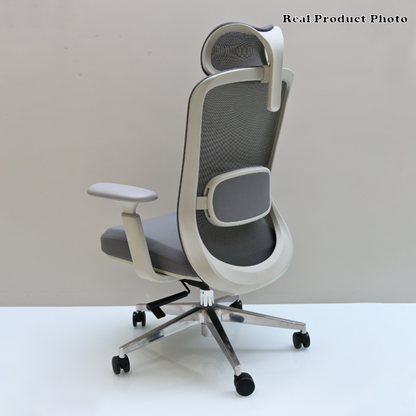 Modern Minimalist High-Back Breathable Mesh Office Chair: Adjustable Lumbar Support - Ergonomic Desk Chair For Home Office