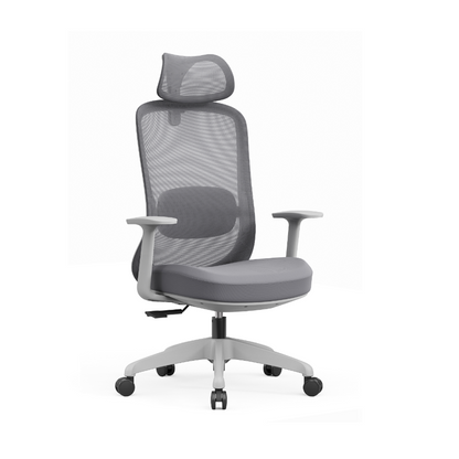 Modern Minimalist Desk Chair: High-Back Breathable Mesh Chair - Ergonomic Lumbar Support Office Chair For Home Office