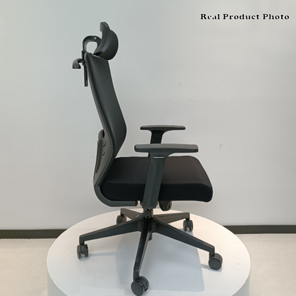 Modern Minimalist High-Back Office Chair: Breathable Mesh - Ergonomic Desk Chair For Home Office