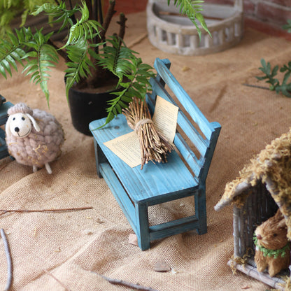 Modern Minimalist Rectangular Solid Wood Low Stool Backrest Decorative Cartoon Design For Garden