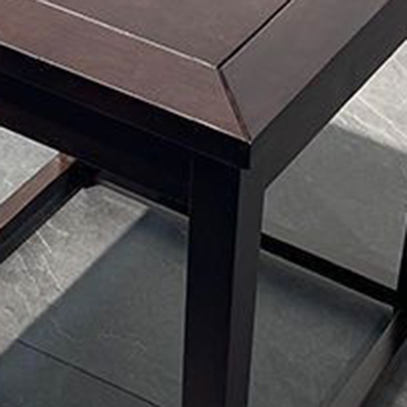 Modern Minimalist Curved Solid Wood Copper Dining Chair Backrest Armrest For Dining Room