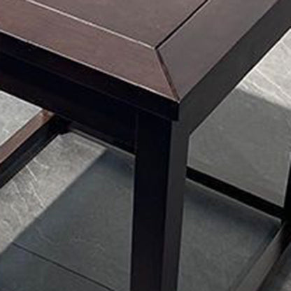 Modern Minimalist Curved Solid Wood Copper Dining Chair Backrest Armrest For Dining Room