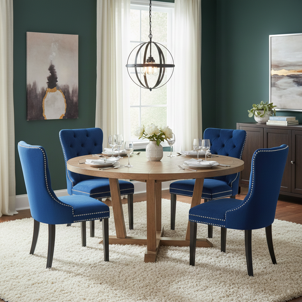 Modern Minimalist Curved Cushion Velvet Fabric Solid Wood Sponge Dining Chair Backrest For Dining Room