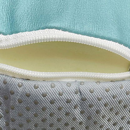 Modern Minimalist Curved Synthetic Fabric Sponge Kids' Accent Chair Backrest Armrest For Living Room