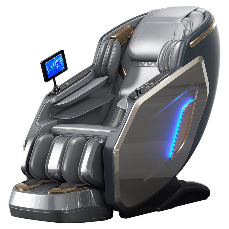 Modern Luxury Curved PU Leather Plastic Silicone Accent Chair Backrest Armrest Footrest For Living Room