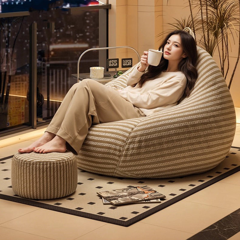 Modern Minimalist Curved Fabric EPS Sofa Backrest For Living Room